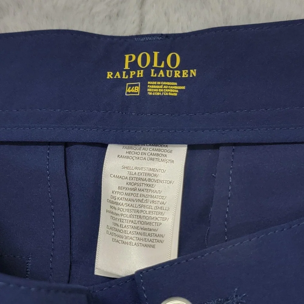 Polo Ralph Lauren Shorts Mens 44 Big Navy Classic Fit 9in Stretch Chino